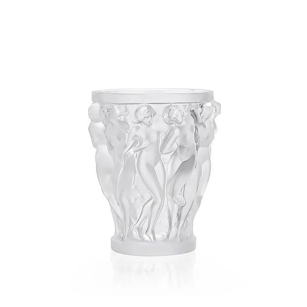 Lalique Bacchantes Small Vase Clear